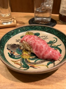 黒毛和牛の炙り握り